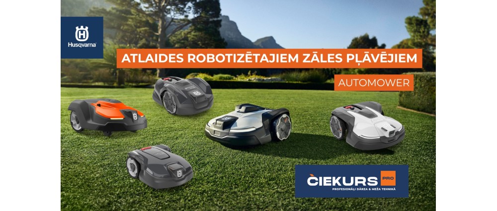 Robotizētie zāles pļāvēji