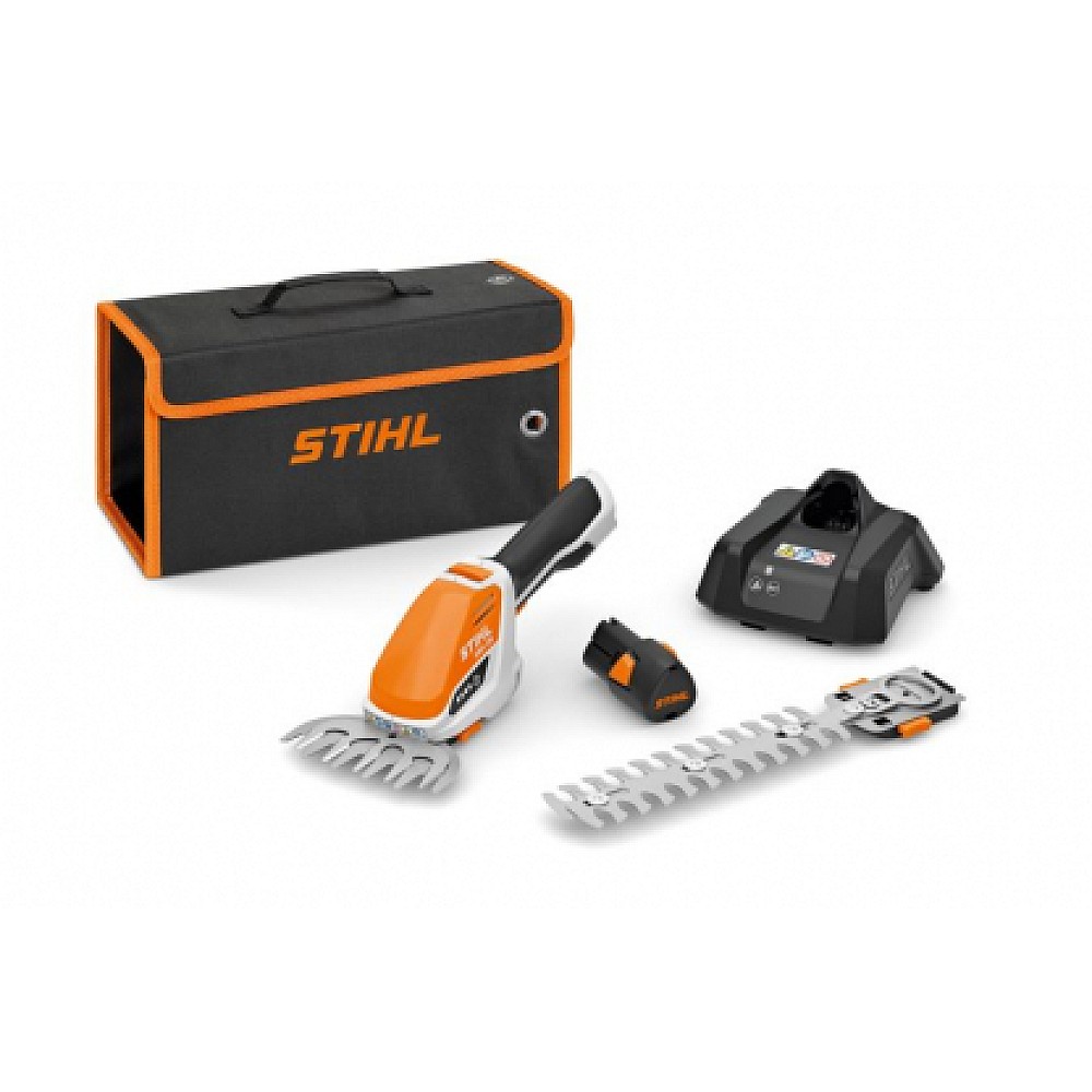 Akumulatora krūmu šķēres Stihl HSA 26 ar 1 akumulatoru un lādētāju