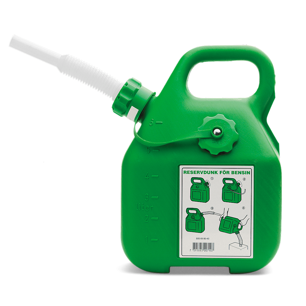 Degvielas kanna, zaļa