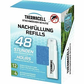 Thermacell R-4 uzpildes komplekts 48 stundām, 12 plāksnes un 4 gāzes patronas